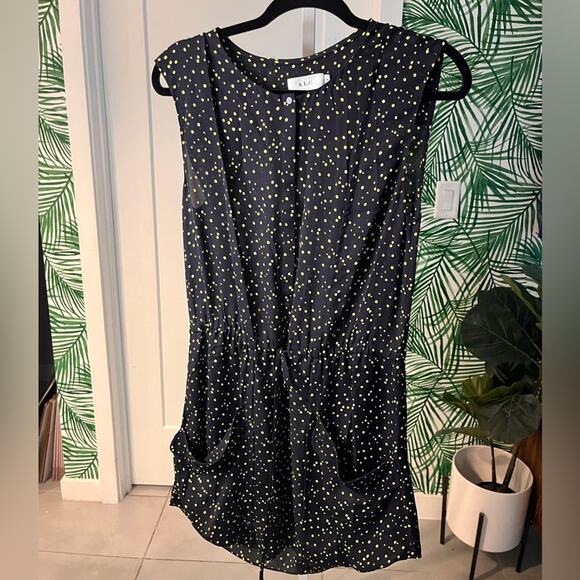 NEW A.L.C. Kearny Confetti Print Silk Mini Dress Sz Medium - Picture 2 of 10